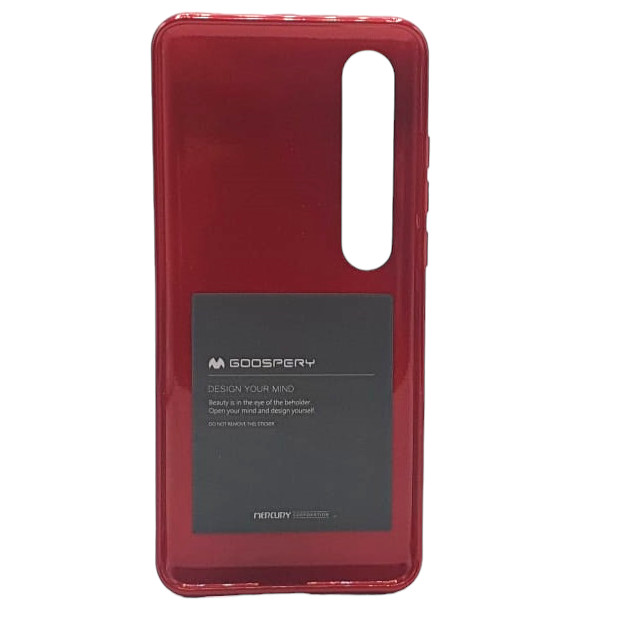 Husa de protectie Mercury Goospery pentru Xiaomi Mi 10/Mi 10 Pro, jelly case, rosie — varianta 2