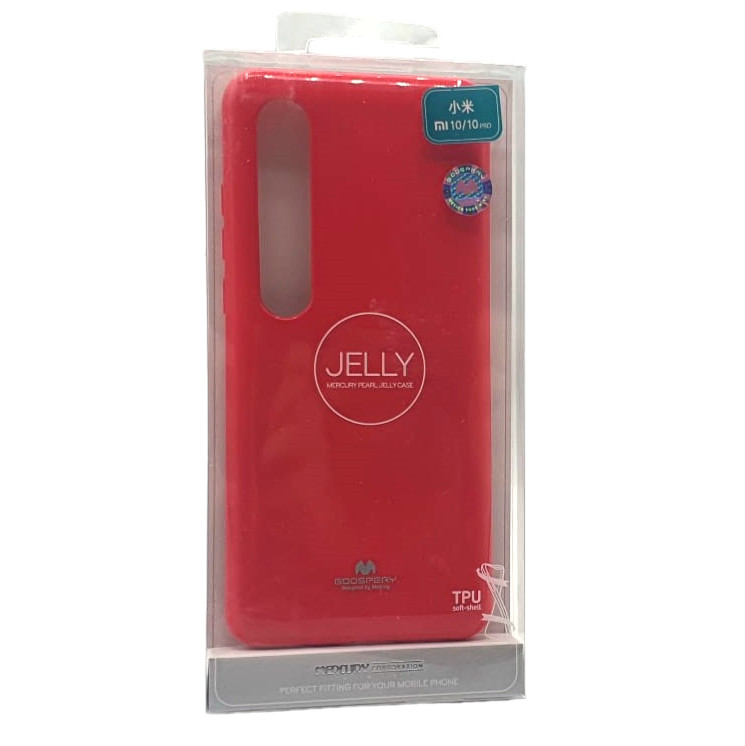 Husa de protectie Mercury Goospery pentru Xiaomi Mi 10/Mi 10 Pro, jelly case, roz siclam — varianta 3