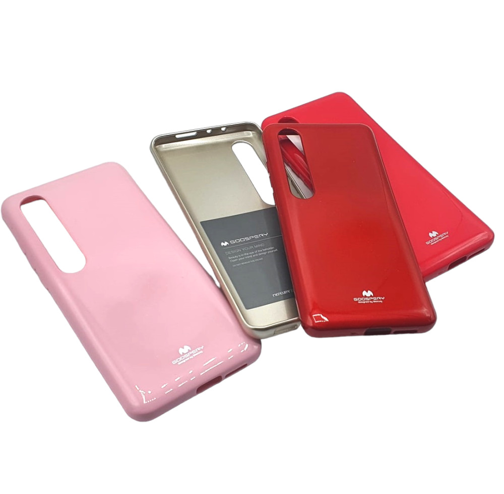 Husa de protectie Mercury Goospery pentru Xiaomi Mi 10/Mi 10 Pro, jelly case, roz siclam — varianta 4