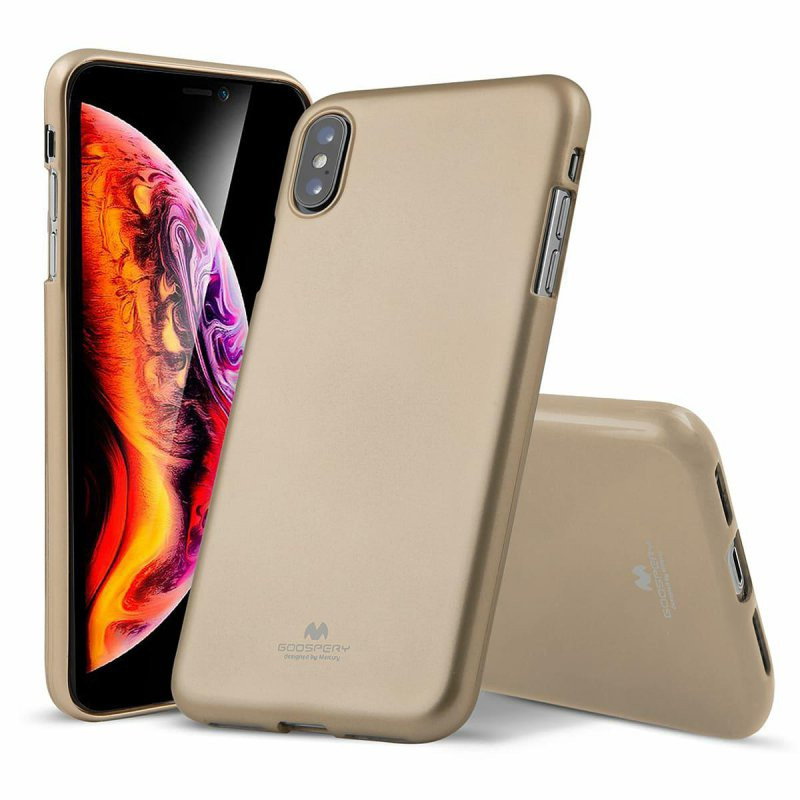 Husa de protectie Mercury Goospery pentru Huawei P40, jelly case, aurie — varianta 2