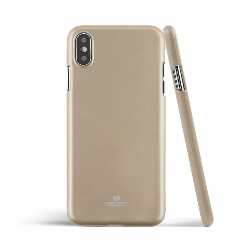 Husa de protectie Mercury Goospery pentru Huawei P40, jelly case, aurie — varianta 4