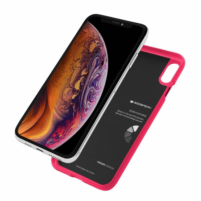 Husa de protectie Mercury Goospery pentru Samsung Galaxy A41, jelly case, roz — 3