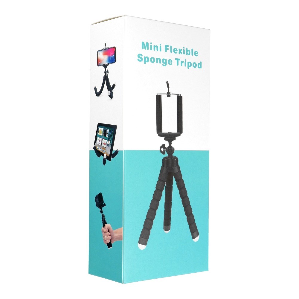 Mini trepied universal pentru telefoane si camere foto, negru — varianta 9