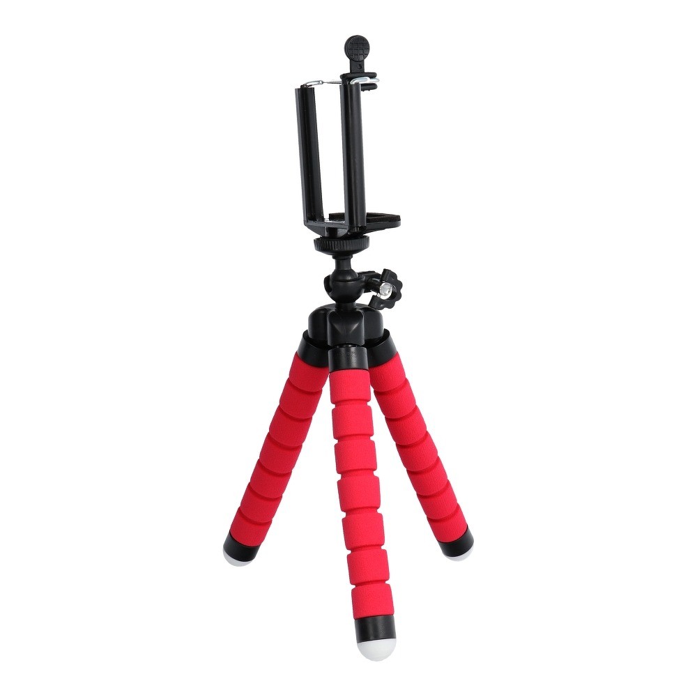 Mini trepied universal pentru telefoane si camere foto, rosu — varianta 4
