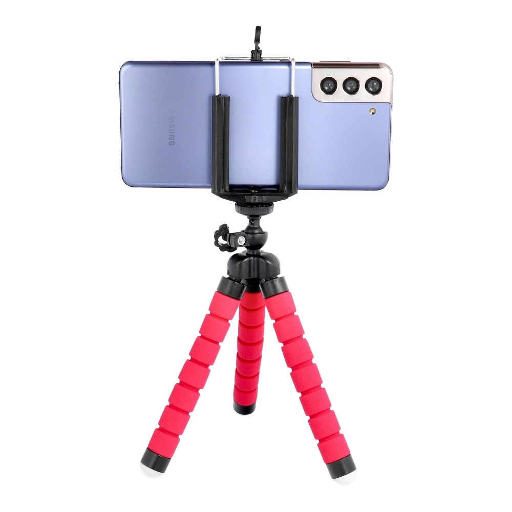 Mini trepied universal pentru telefoane si camere foto, rosu — varianta 7