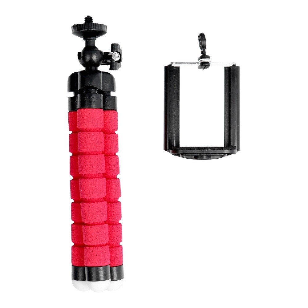 Mini trepied universal pentru telefoane si camere foto, rosu — varianta 8