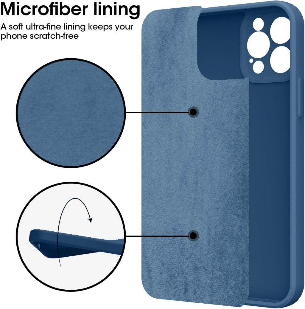 Husa Apple iPhone 14 Pro Max, Luxury Silicone, catifea in interior, protectie camere, verde inchis — varianta 4