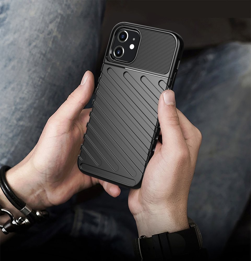 Husa Thunder Case pentru Apple iPhone 12 Pro Max, verde inchis — varianta 4