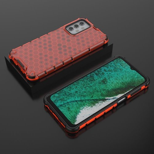 Husa Samsung Galaxy A32 5G, HoneyComb Armor, rosie — varianta 2