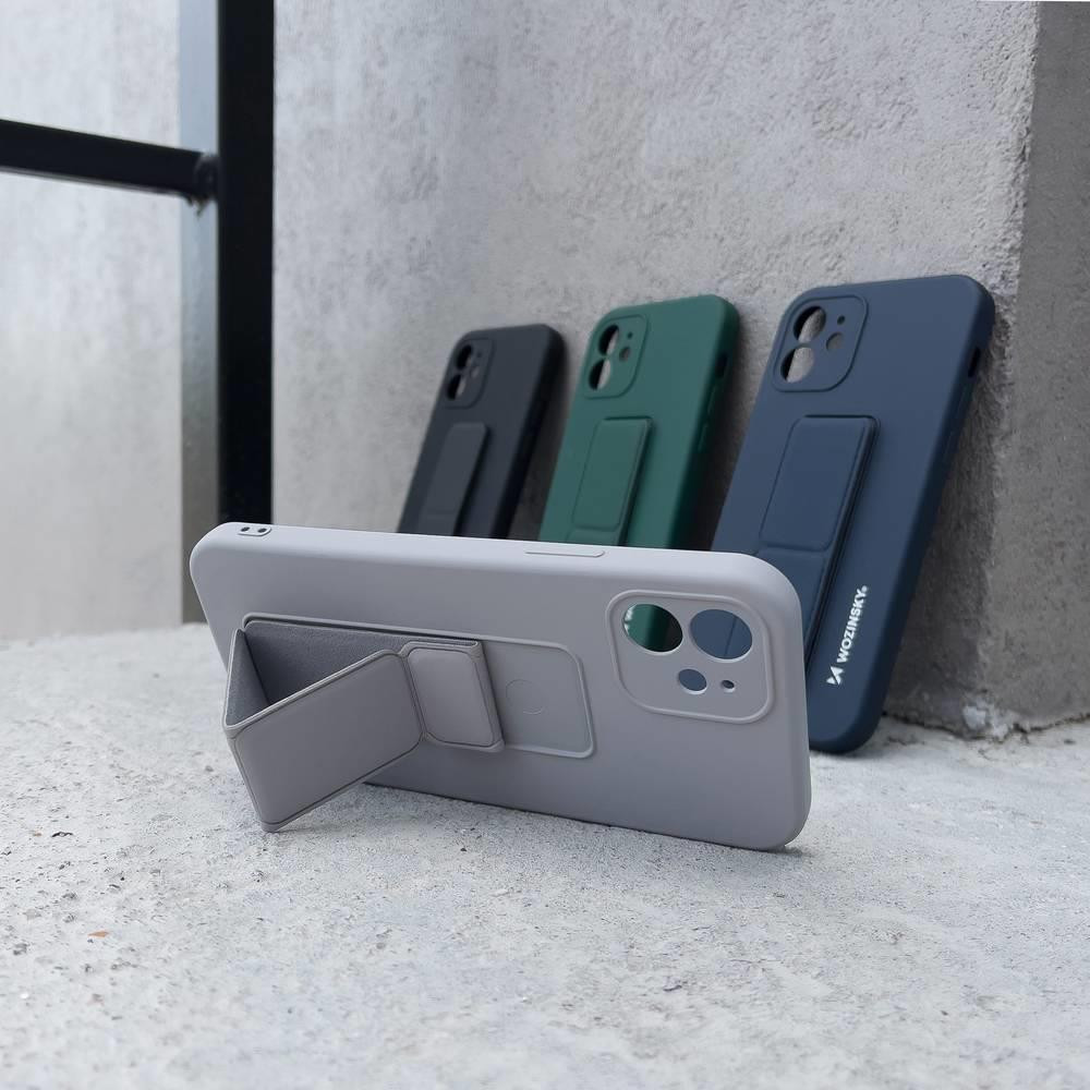 Husa protectie Wozinsky Kickstand pentru Apple iPhone 12 Pro, galbena — varianta 4