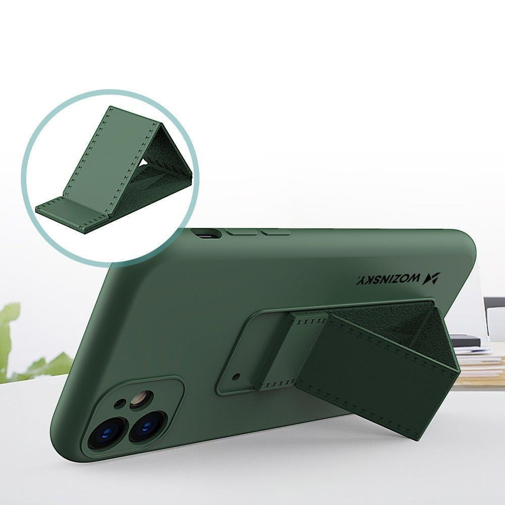 Husa protectie Wozinsky Kickstand pentru Apple iPhone 12 Pro, galbena — varianta 8