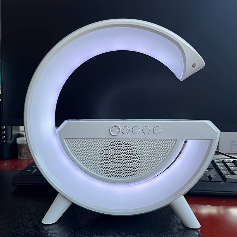 Boxa Bluetooth BT-2301 (LED RGB, AUX, USB, FM, microSD), incarcare wireless — varianta 3