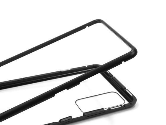 Husa de protectie Magnet Glass 360° pentru Samsung Galaxy S10e, sticla fata + spate, neagra — varianta 4