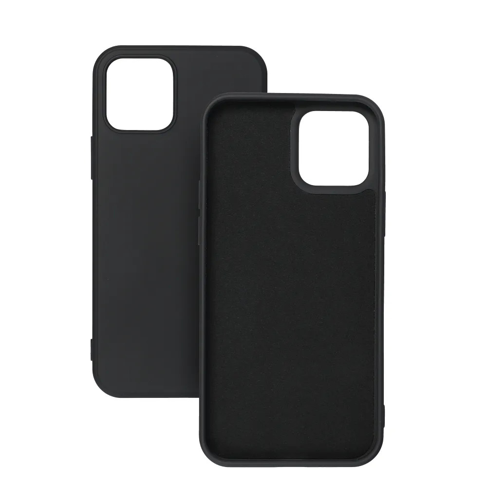 Husa Apple iPhone 16 Pro, Luxury Silicone, catifea in interior, neagra — varianta 2