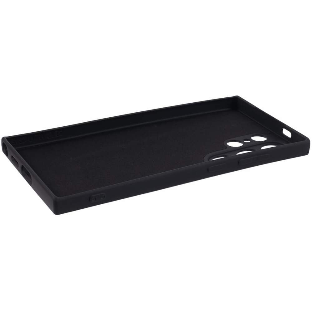 Husa Samsung Galaxy S24 Ultra, Luxury Silicone, catifea in interior, protectie camere, neagra — 3