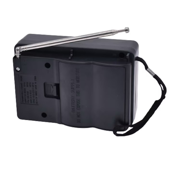 Radio portabil FADEGA AR-1699, 4 benzi de receptie, FM/AM/SW1/SW2, functionare cu 2 baterii R20, maro — varianta 4