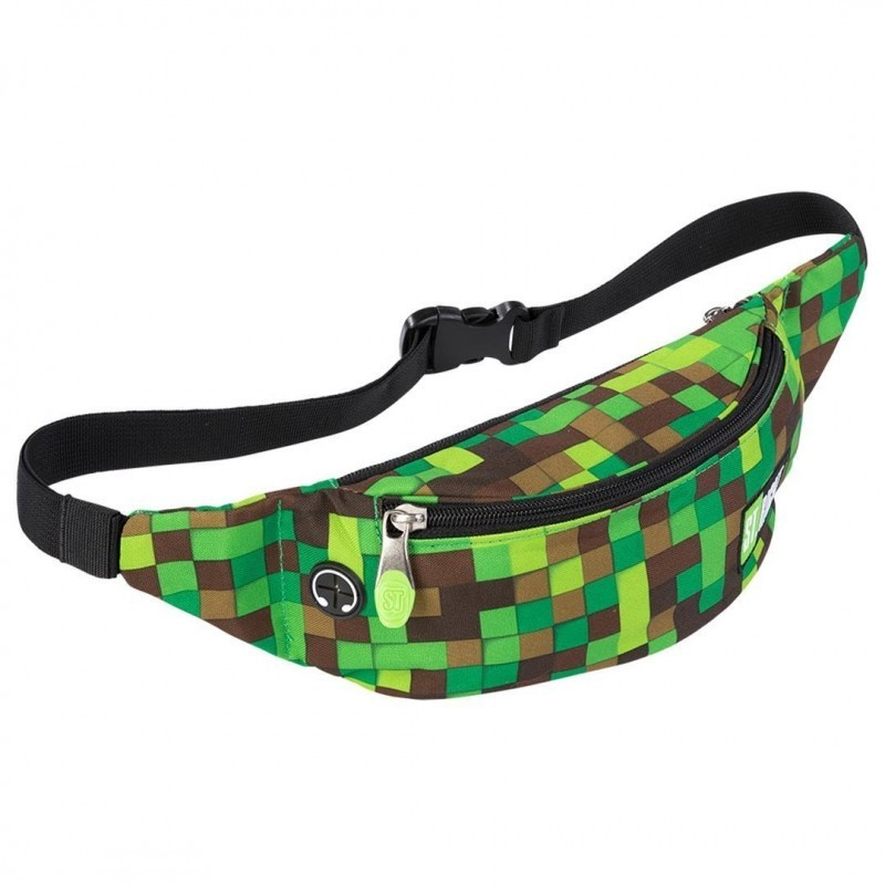 Borseta St.Majewski St. Right Master Gamer, negru/verde/maro — varianta 4