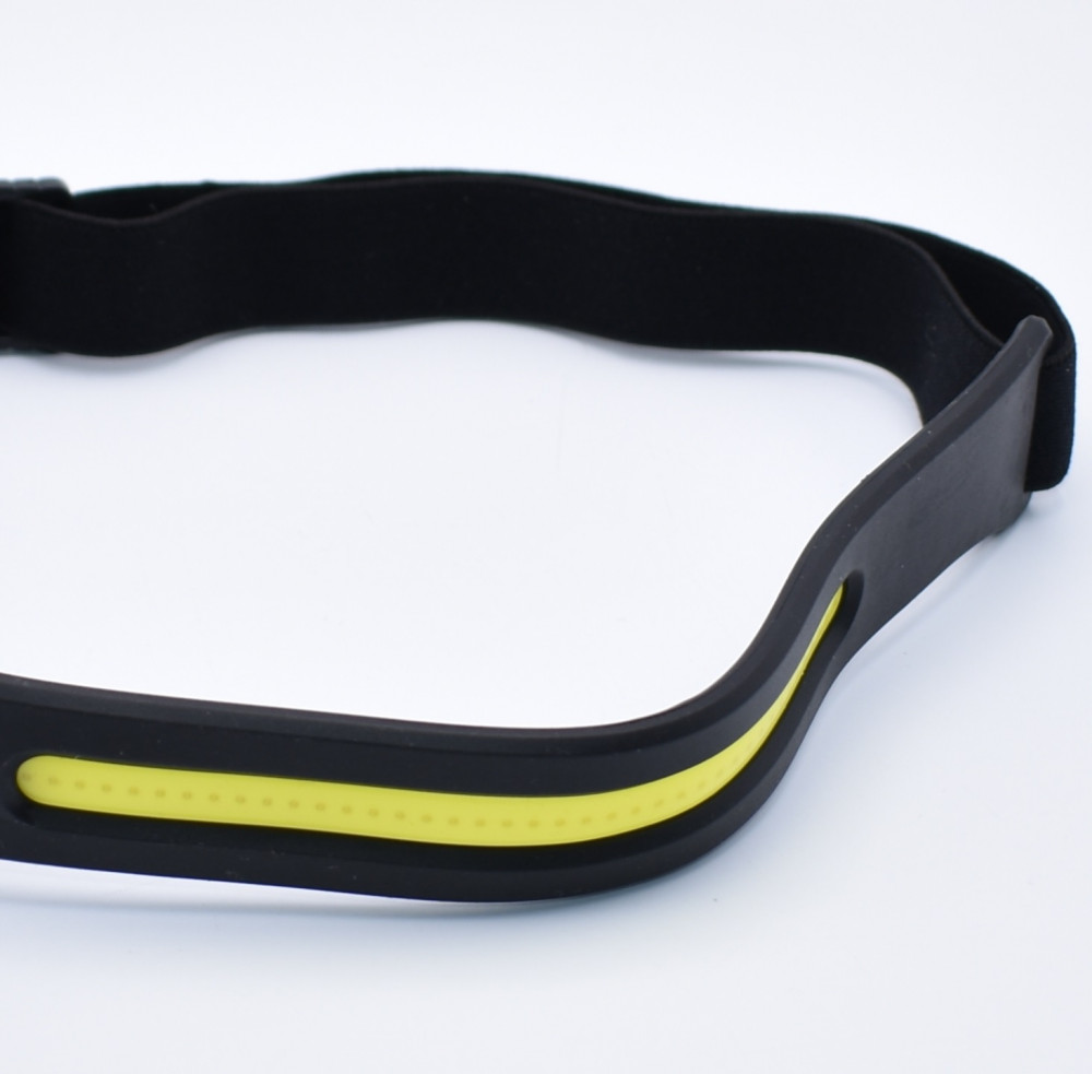 Lanterna frontala flexibila, cu acumulator si senzor de miscare, LED COB + LED XPE — varianta 8