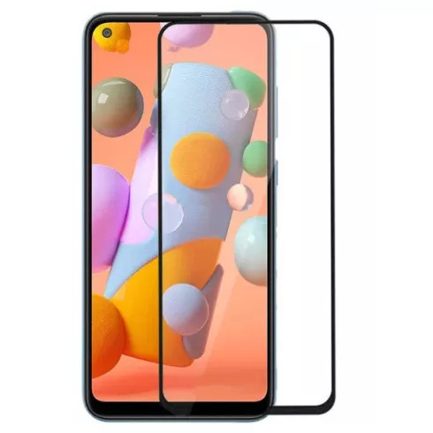 Folie de sticla Samsung Galaxy A11 / M11, Full Glue 111D, margini negre — varianta 2