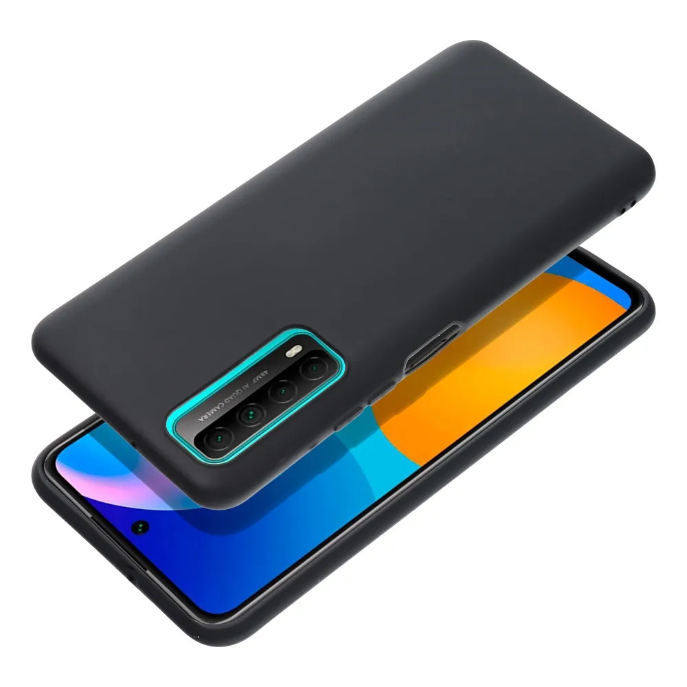 Husa Huawei P Smart 2021 Matt TPU, silicon moale, negru — varianta 2