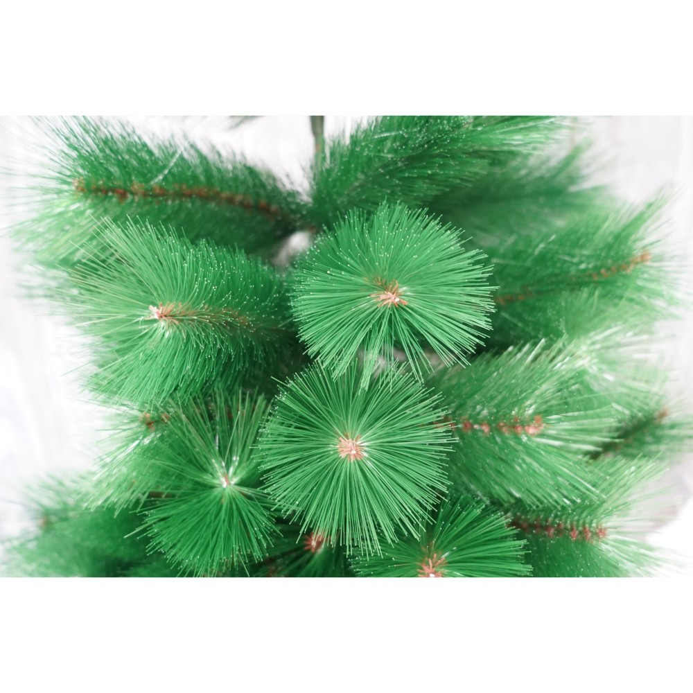 Brad artificial de Craciun tip pin, clasic, inaltime 90 cm, interior/exterior, suport inclus — varianta 3