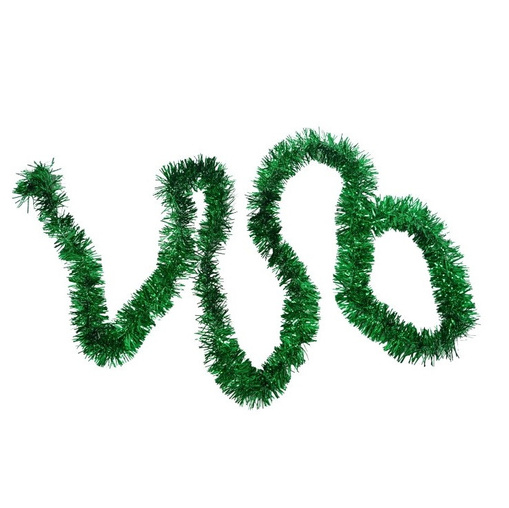 Beteala Craciun, 2 m x 5 cm, folie PVC, interior/exterior, verde — varianta 2