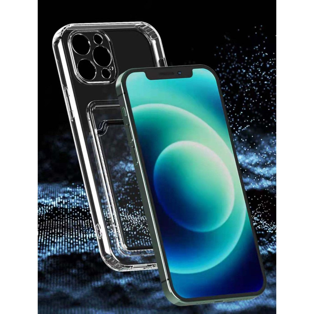Husa Samsung Galaxy A52 / A52s, Clear Wallet, suport carduri/cartele, transparenta — varianta 4