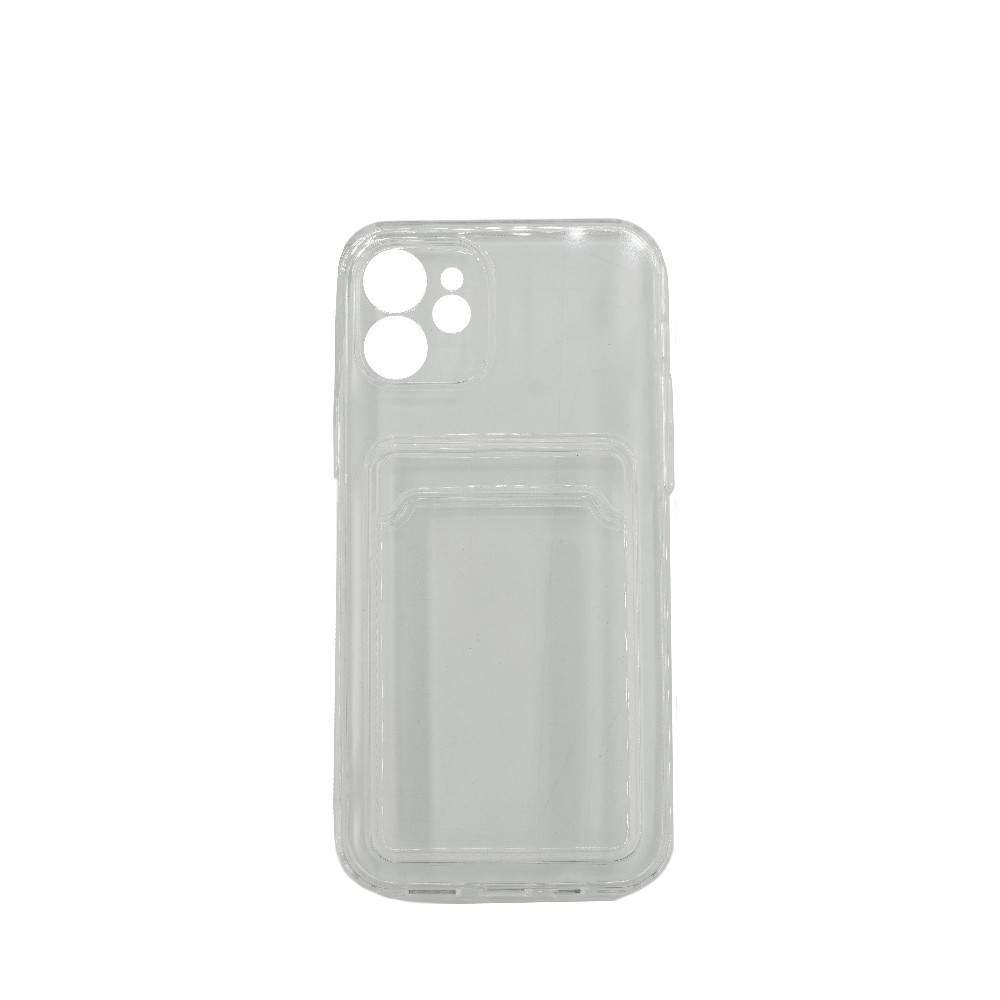 Husa protectie cu suport card compatibila cu Samsung Galaxy S21 5G, transparenta — varianta 2