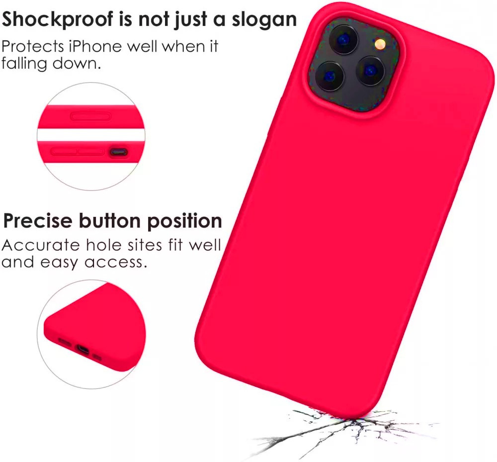 Husa Samsung Galaxy A20e Luxury Silicone, catifea in interior, roz ciclam — varianta 5