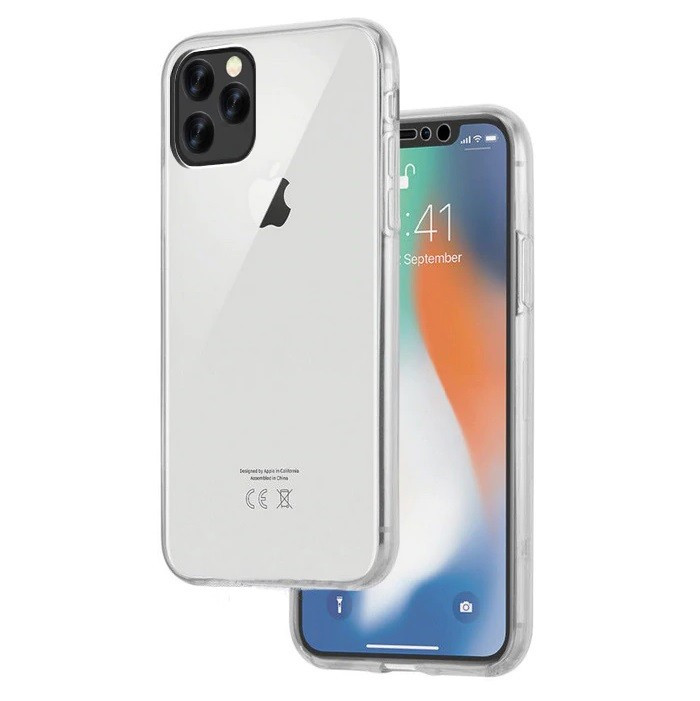 Husa Full TPU 360° pentru iPhone 13 Mini (fata + spate), transparenta — 2