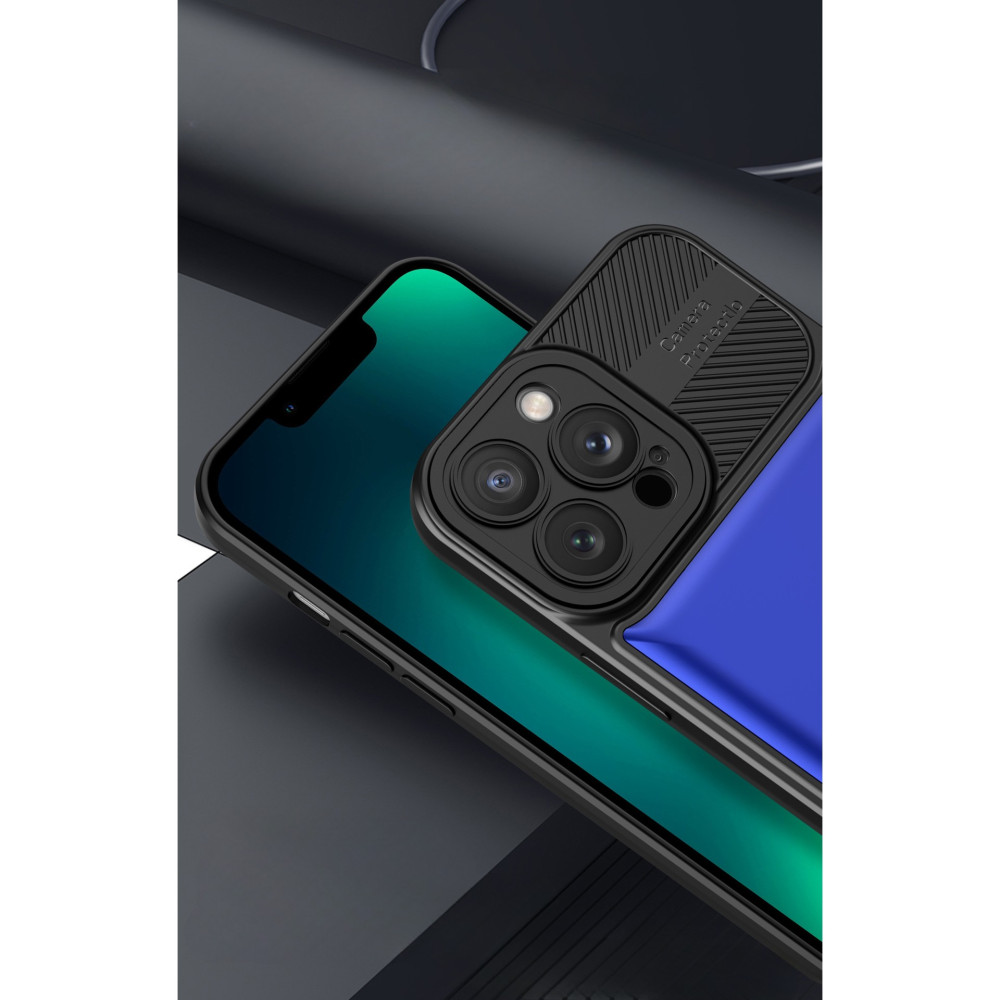 Husa Apple iPhone 11, Urban Series, prindere suport auto magnetic, antisoc, albastra — varianta 3
