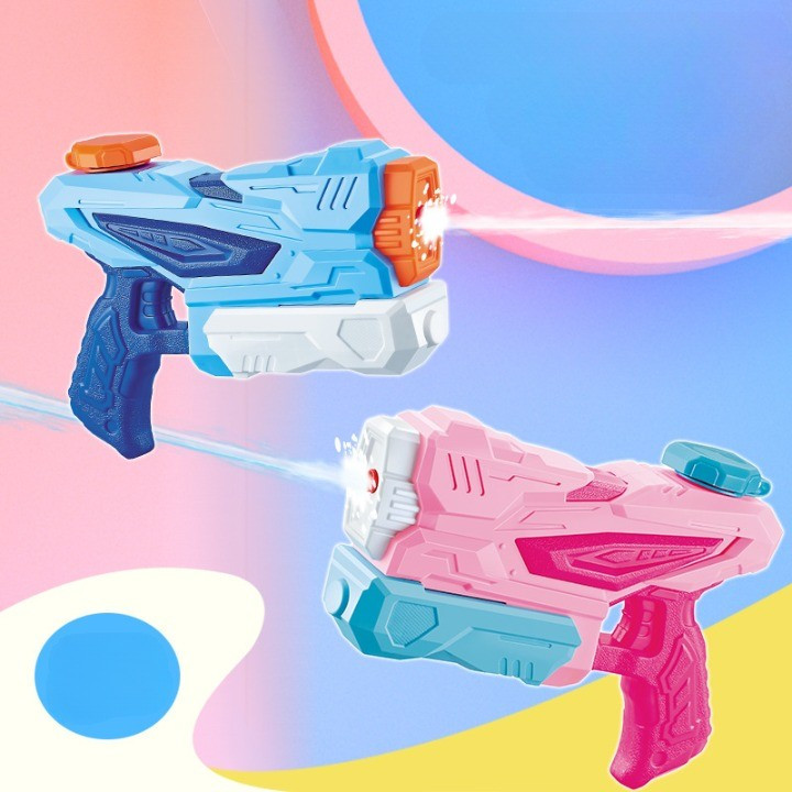 Jucarie pistol cu apa, plastic, rezervor 300 ml, 6 ani+, roz — varianta 4