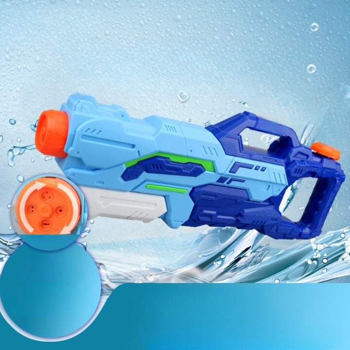 Jucarie pistol cu apa, plastic, 4 duze, rezervor 1500 ml, 6 ani+, albastru — varianta 3