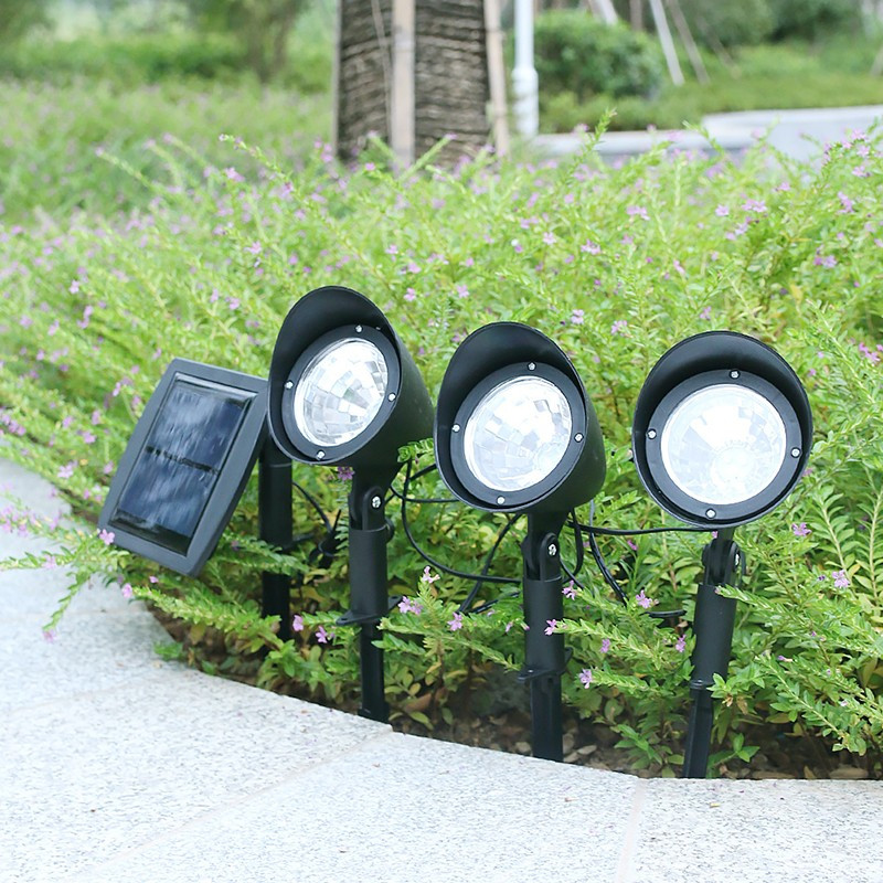 Lampa solara decoratiune pentru gradina, model 3 felinare, alb rece — varianta 3