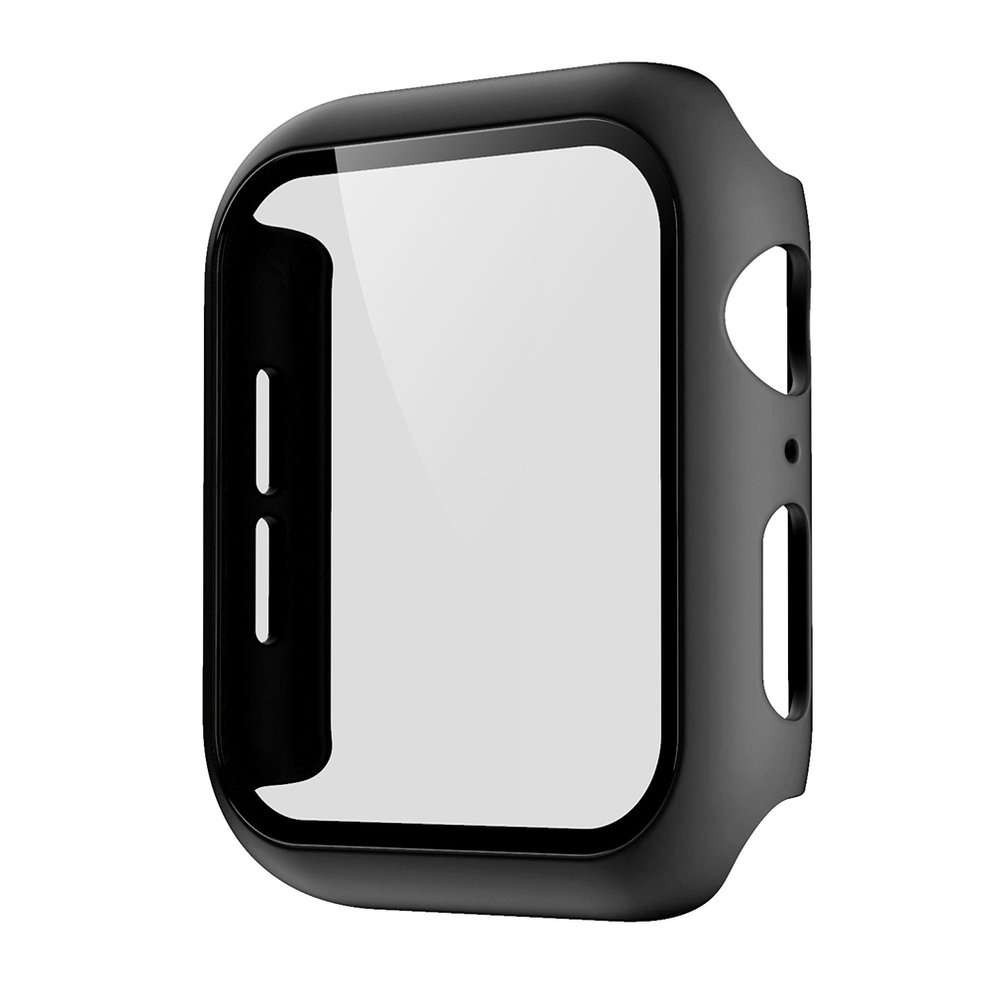 Husă Full Cover 360° pentru Apple Watch Seria 4/5 44 mm, sticla inclusa, neagra — varianta 2