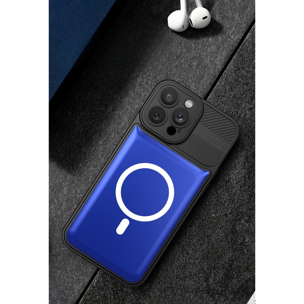 Husa Samsung Galaxy A13 4G, Urban Series, prindere suport auto magnetic, antisoc, negru/albastru — varianta 3