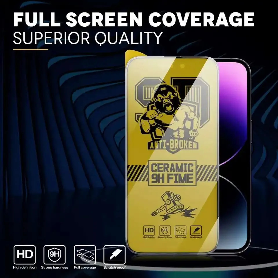 Folie de protectie Samsung Galaxy A33 5G, Ceramic 9H Film, margini negre — varianta 2