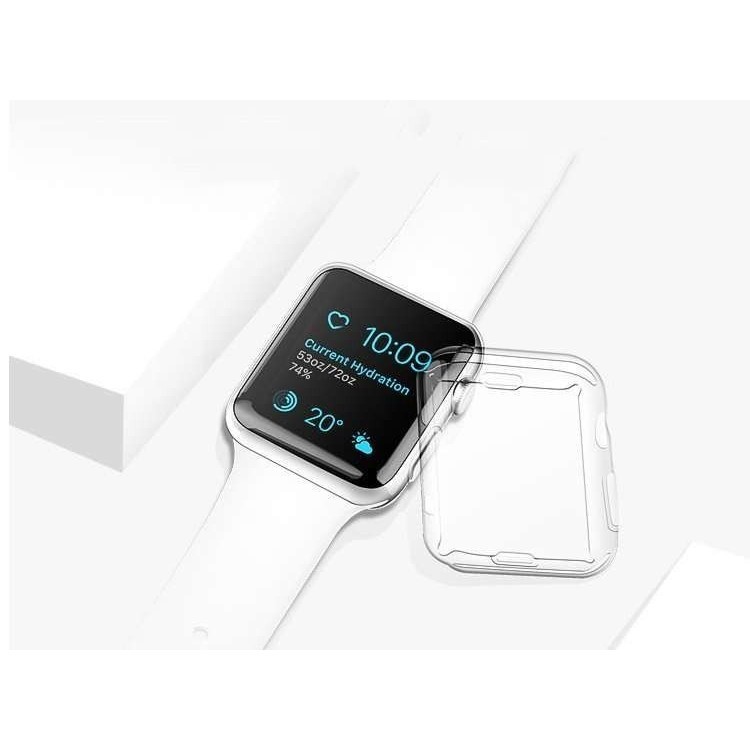 Husa Apple Watch Series 4/5 44 mm Full TPU 360°, transparenta — varianta 3