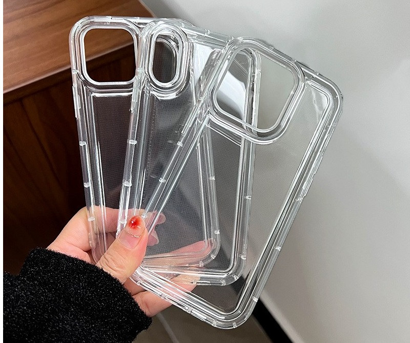 Husa de protectie Apple iPhone 11, Airbag Shock Absorption, TPU transparent 2 mm — varianta 3