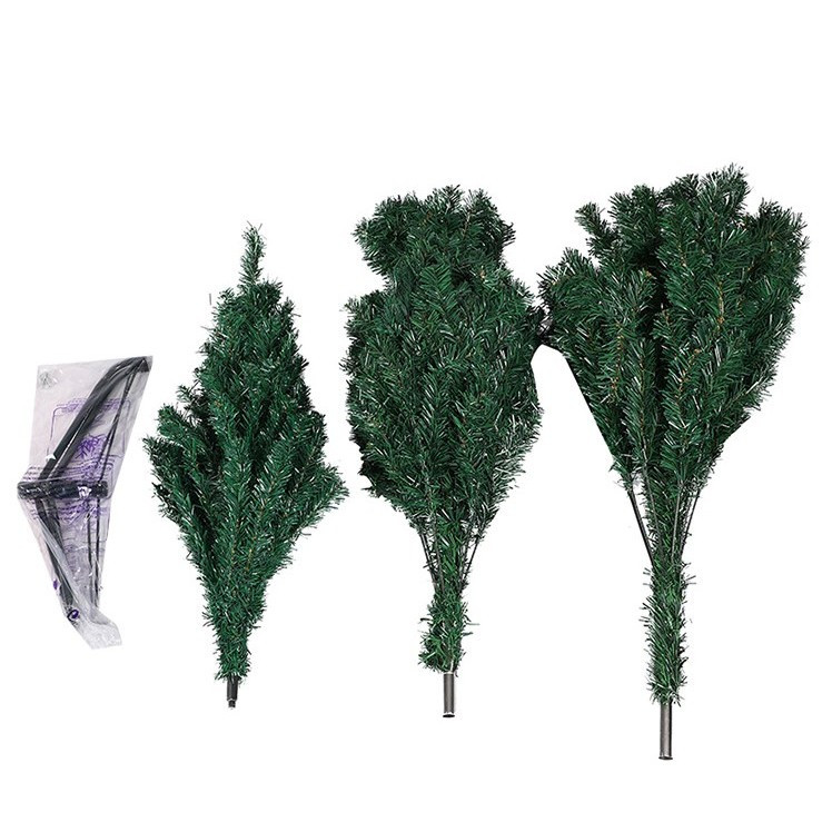 Brad artificial de Craciun, 120 cm, 240 ramuri/varfuri, plastic, interior/exterior, verde, suport inclus — varianta 8