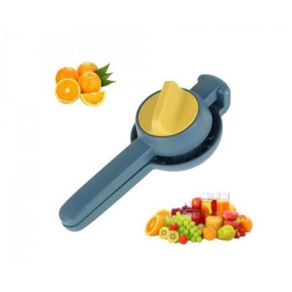 Storcator manual citrice, actiune dubla, usor de utilizat, material ABS rezistent, 8 x 10 x 22 cm, albastru — 4