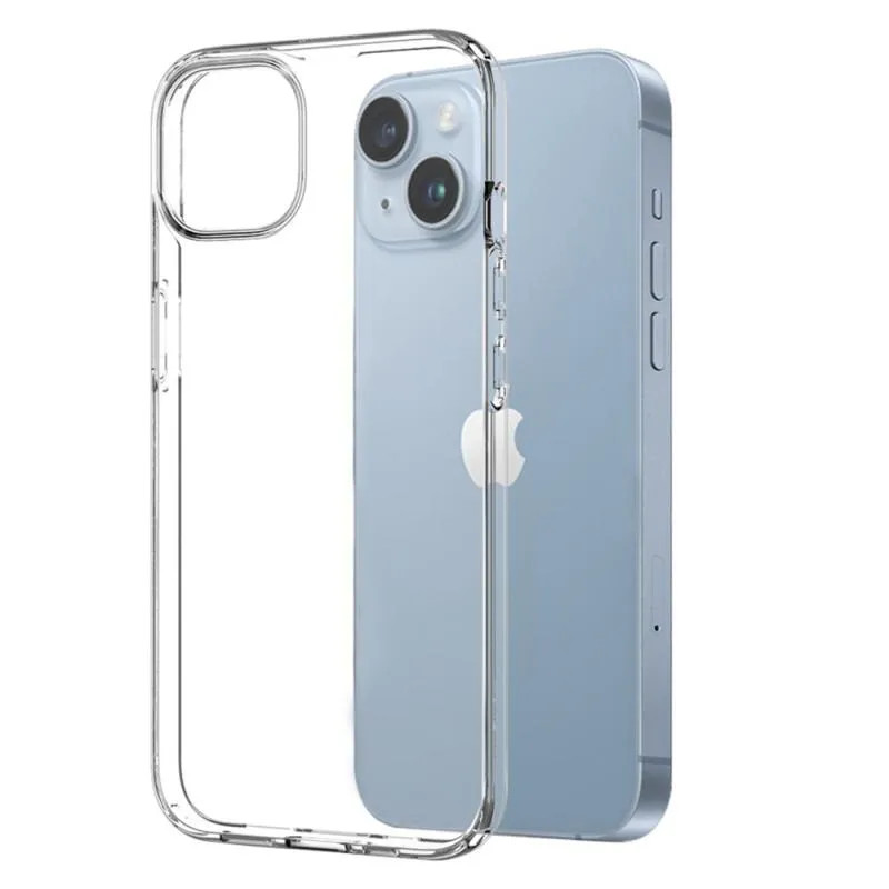 Set folie si husa Apple iPhone 7/8/SE2, sticla transparenta si TPU transparent 2 mm — varianta 2