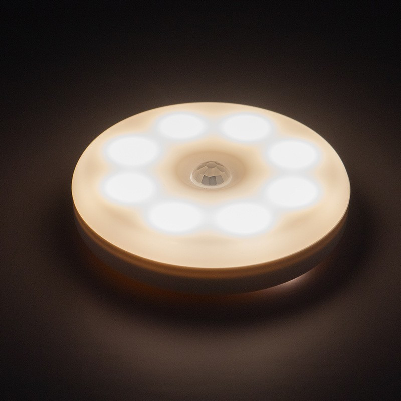 Lampa LED, cu senzor de miscare, Lumina alb cald si rece, Incarcare USB, 8.5 x 2.3 cm — 4