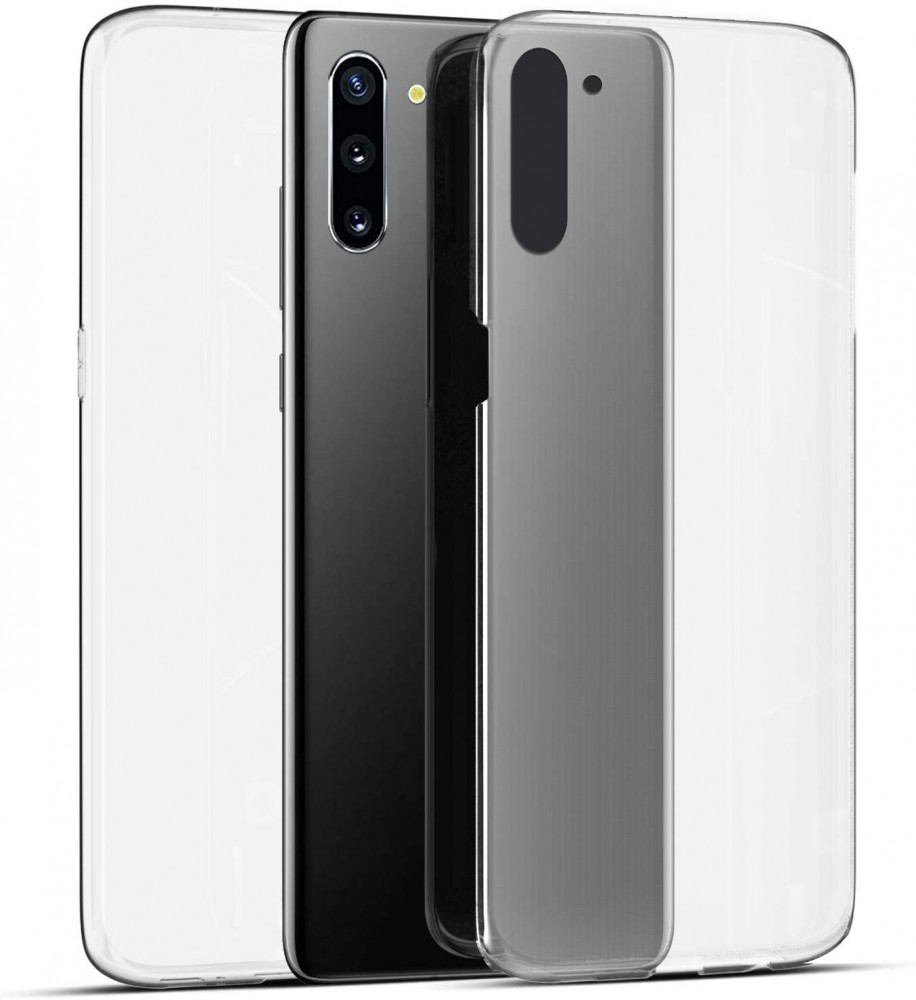 Husa de protectie Full TPU 360° pentru Samsung Galaxy S20 Ultra (S11 Plus), fata+spate , transparenta — varianta 2