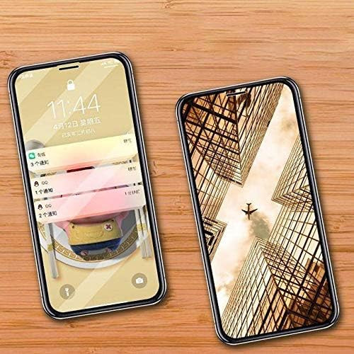 Folie de sticla Apple iPhone 15 Pro, Full Glue 8D Mirror Glass, efect oglinda, reflexie violeta, margini negre — varianta 3