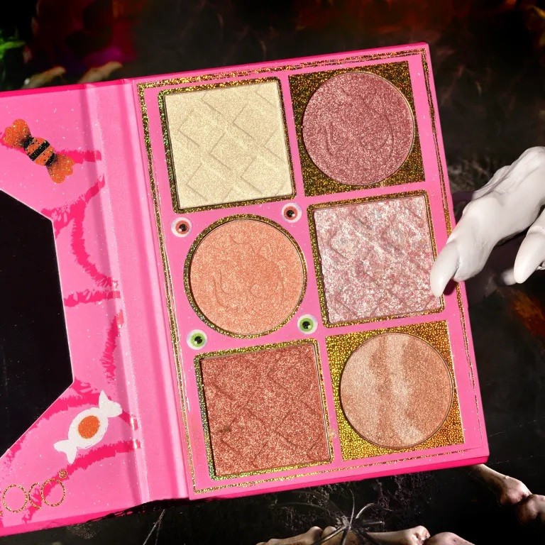 Paleta iluminatoare Kevin & Coco, 6 nuante, Halloween Edition, culori calde — varianta 4