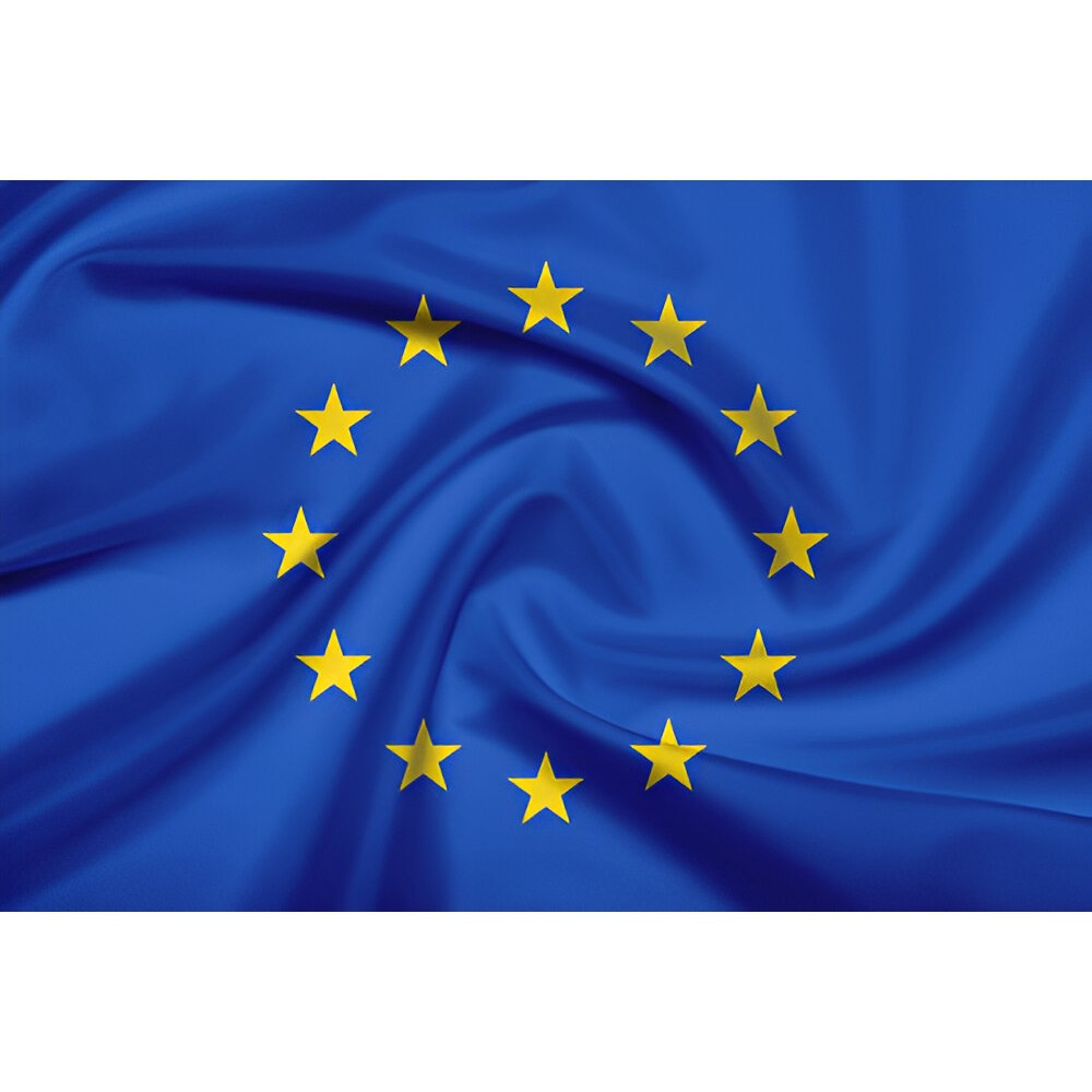 Steag Europa, dimensiune mare,  90 x 150 cm — varianta 2