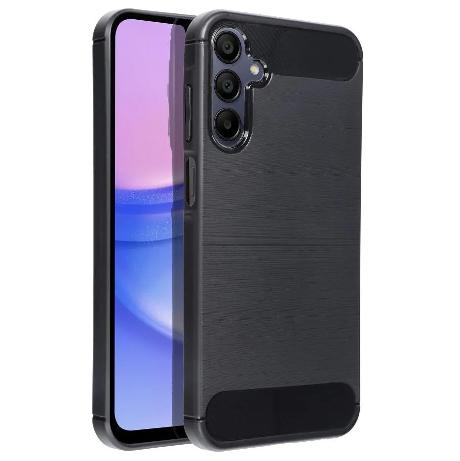 Husa Samsung Galaxy A55, Carbon Stripe, neagra — varianta 2