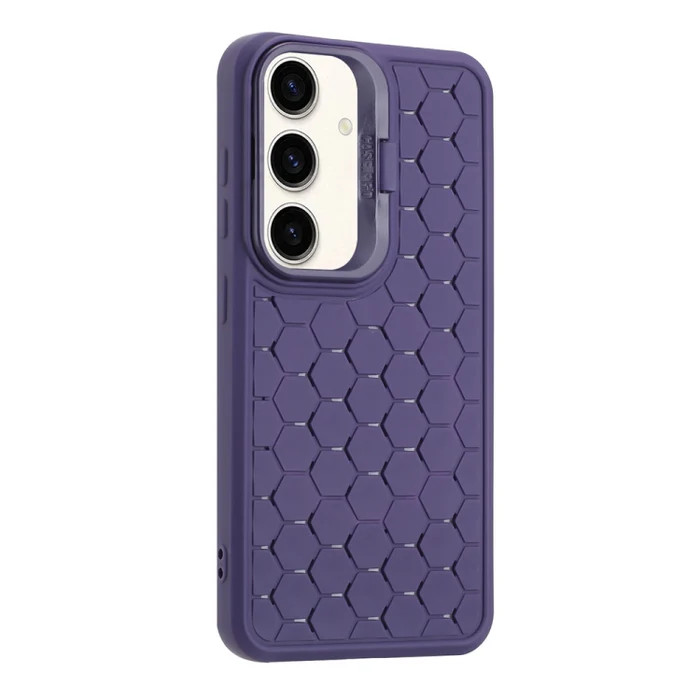 Husa Samsung Galaxy S24, HoneyComb Bracket, functie stand, mov — 5