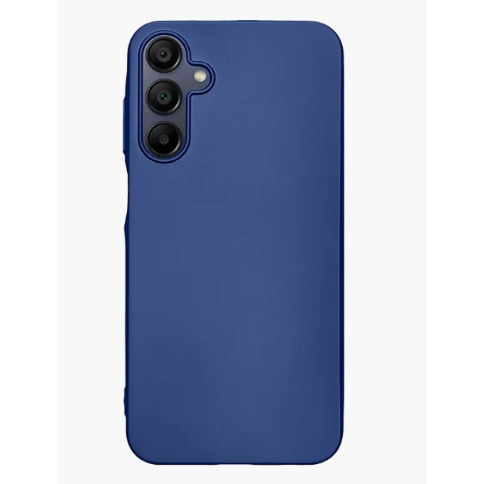 Husa Samsung Galaxy A15, Matt TPU, albastru — 2